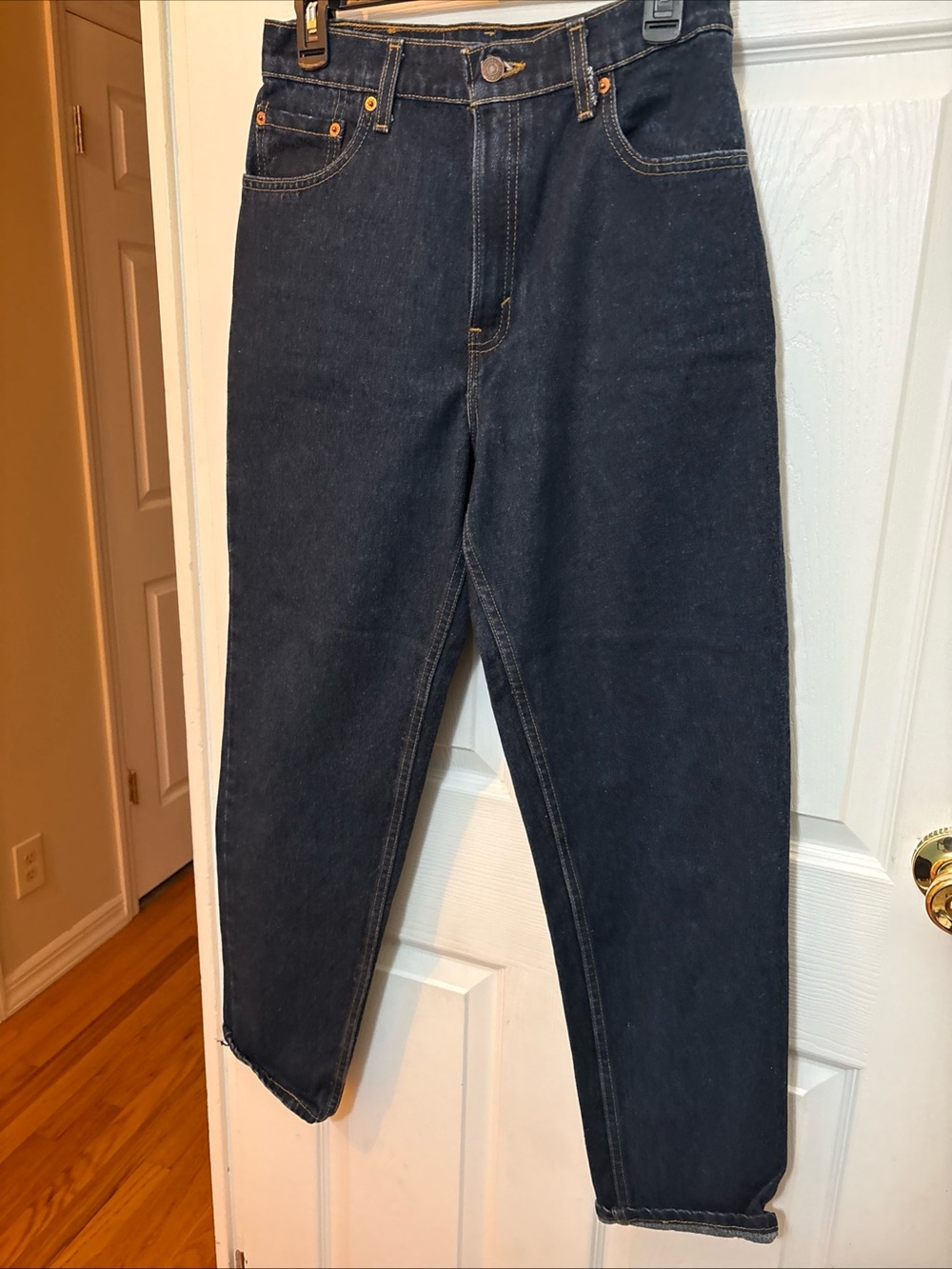 Vintage 1996 551 Levi's Dark Blue Straight Leg Women's Jeans